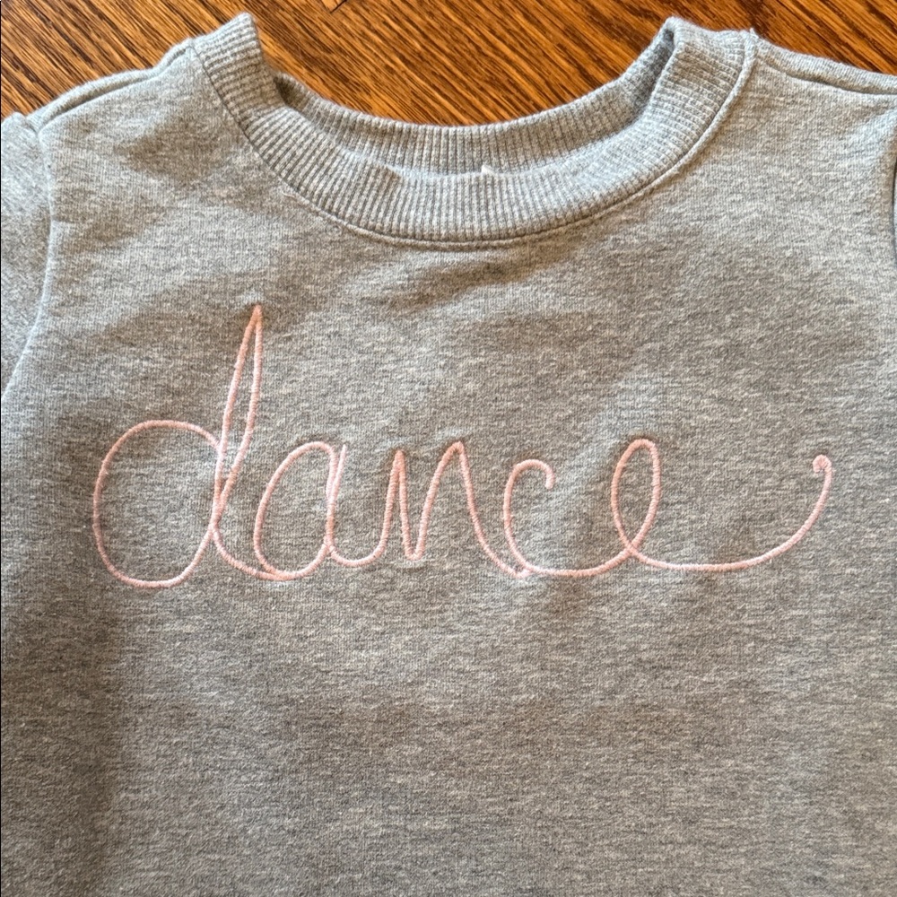 Janie and Jack Gray Dance Sweatshirt
